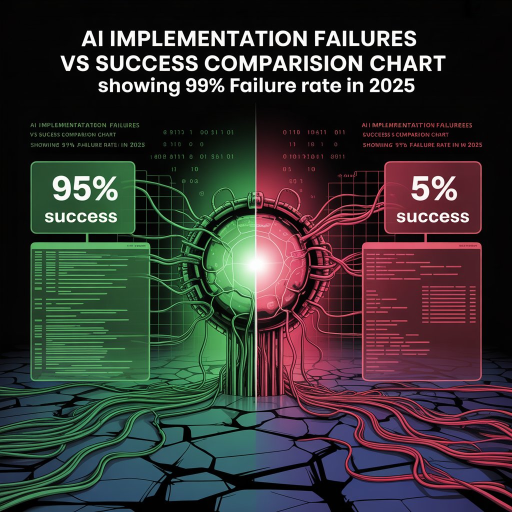 Three main causes of AI implementation failures in companies: strategy, data, and human factors